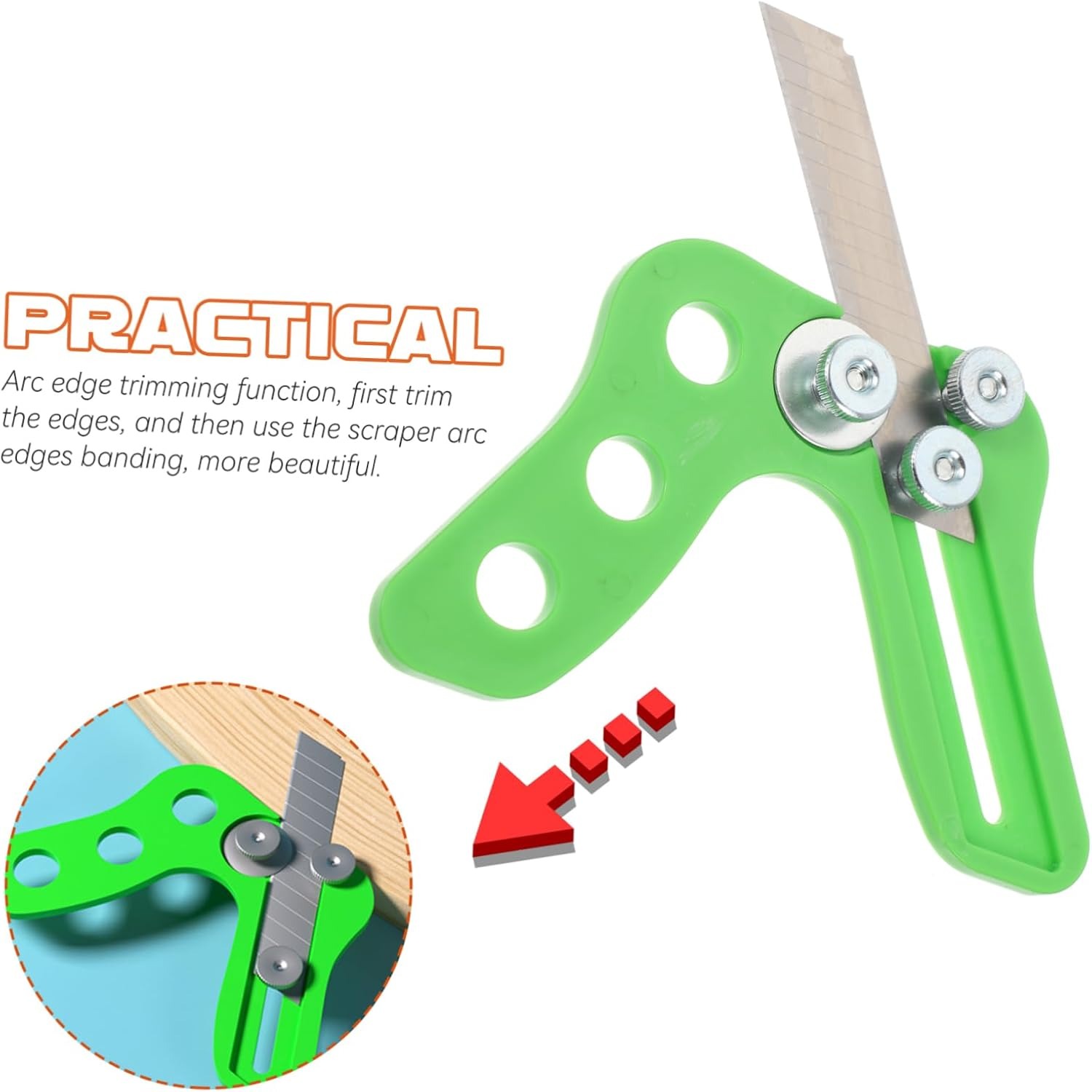 ISFRIDAY Pisau Pemangkas Tepi Kayu Edge Trimming Scraper Knife Cutter - ID14 Gambar produk ISFRIDAY Pisau Pemangkas Tepi Kayu Edge Trimming Scraper Knife Cutter - ID14