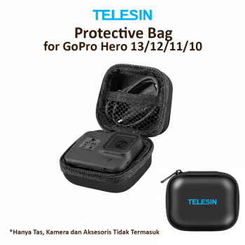 TELESIN Tas Mini Pelindung Protective Bag for GoPro Hero 13/12/11/10 - GP-PRC-M01-BK