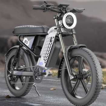 ClipClop Sepeda Listrik Fat Bike 20 Inch Brushless Motor 48V 15Ah 750W - L1 Pro