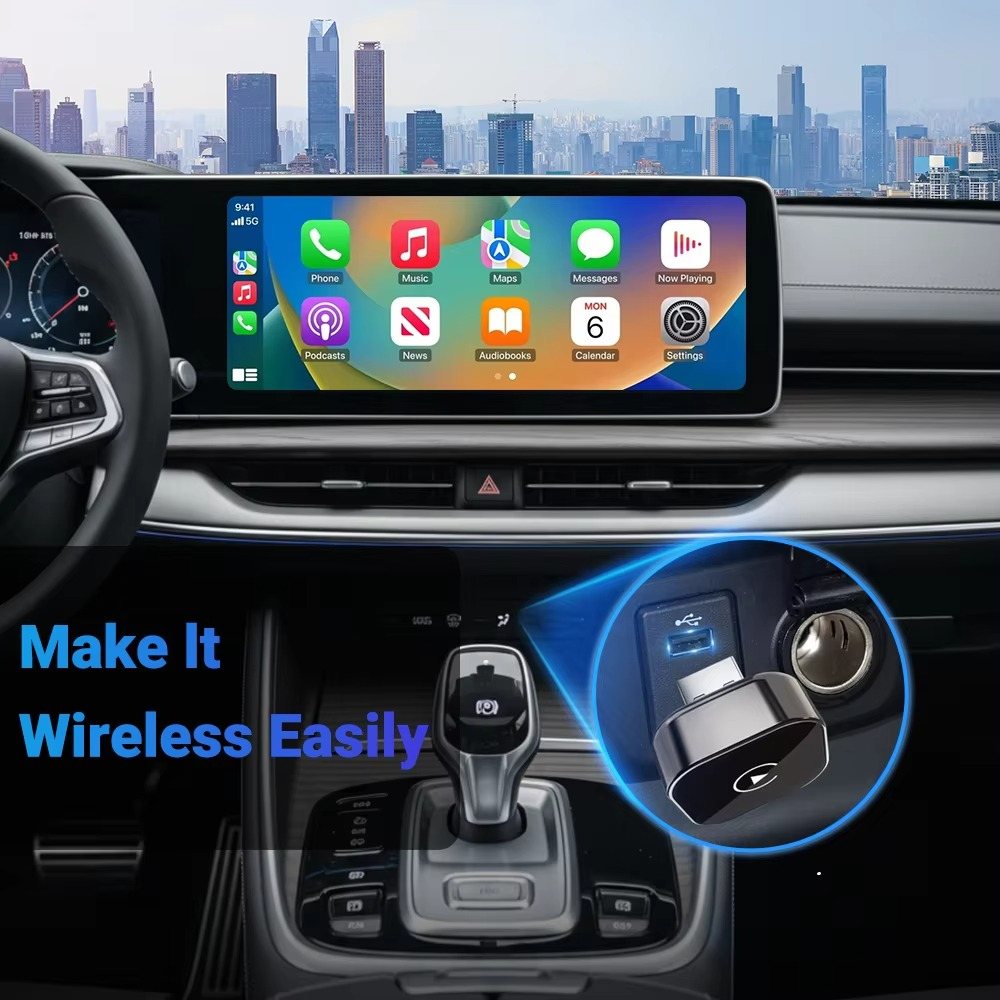 XUDA USB Dongle Wireless CarPlay Android Auto Cortex-A7 WiFi 5.8GHz - A70 Gambar produk XUDA USB Dongle Wireless CarPlay Android Auto Cortex-A7 WiFi 5.8GHz - A70