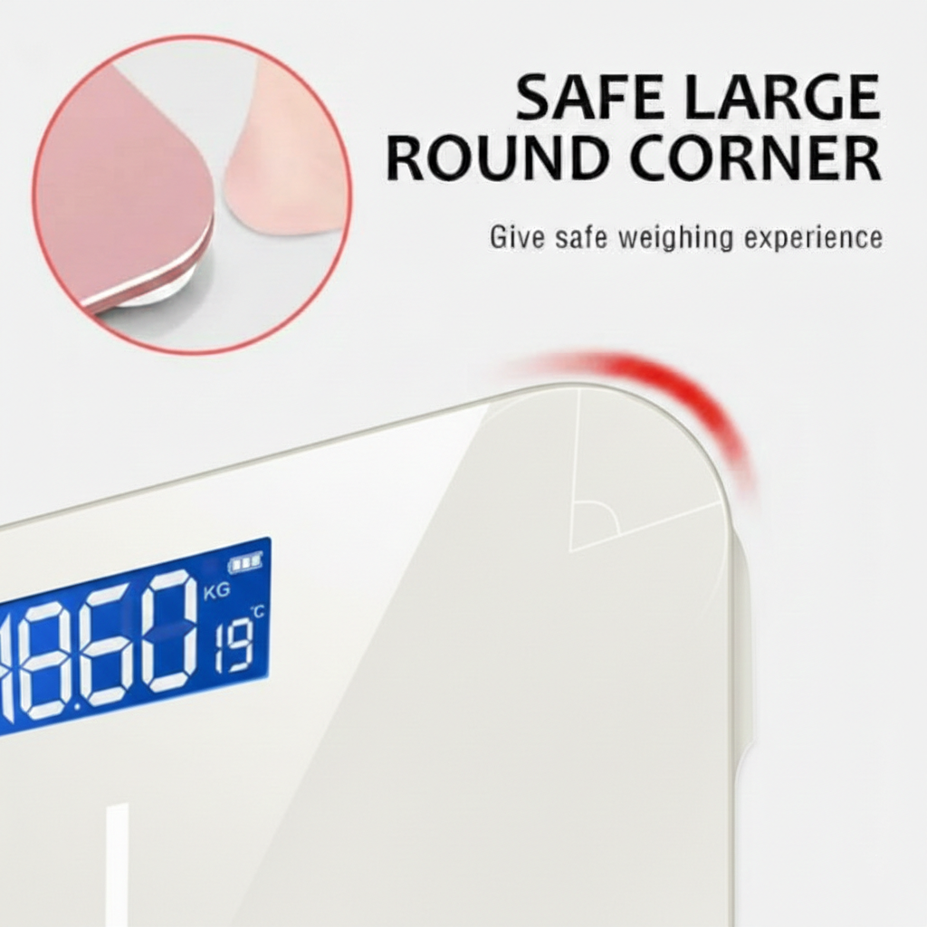 LIFEHOOD Timbangan Badan Digital Scale LED Display 180kg Charging - SC-08 Gambar produk LIFEHOOD Timbangan Badan Digital Scale LED Display 180kg Charging - SC-08