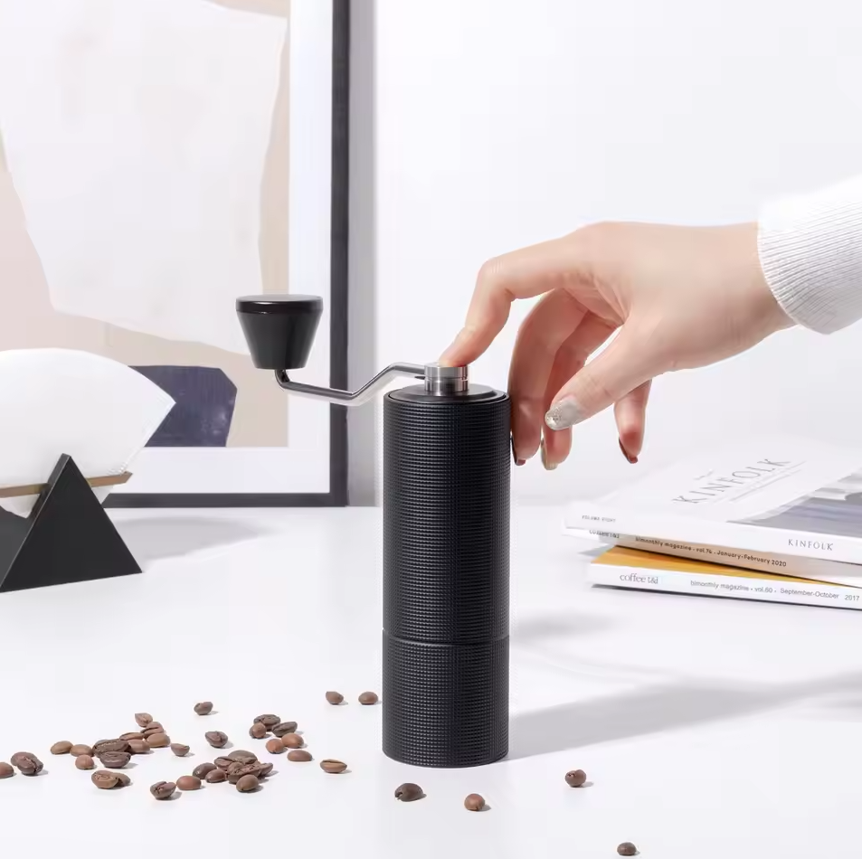 Gambar produk One Two Cups Penggiling Kopi Manual Coffee Grinder Stainless Steel - 7057 - 6