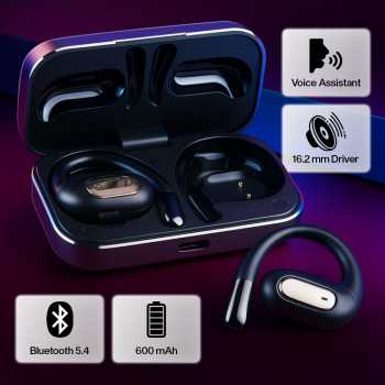 Rosell Earphone Bluetooth 5.4 TWS Open Ear Hook Noise Reduction Stereo - S911