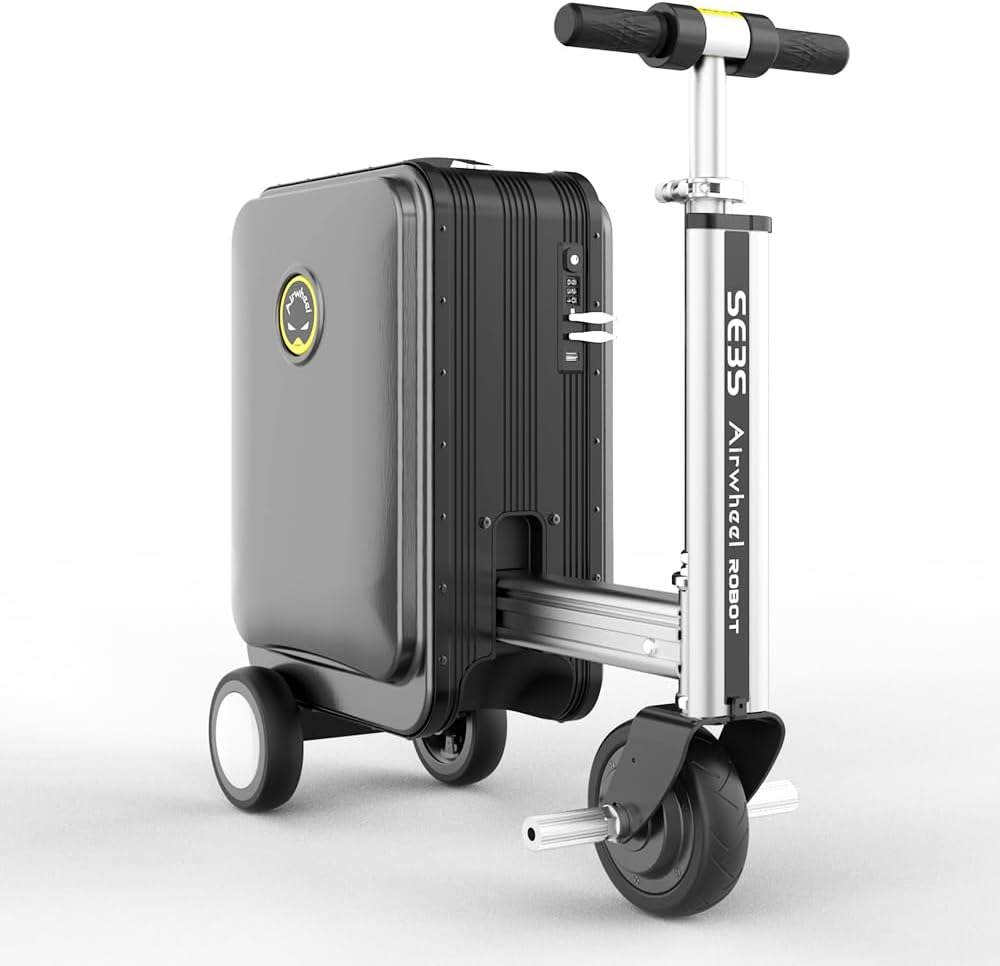 TaffGO Koper Skuter Elektrik Kabin Airwheel Style Luggage 20 Inch - SE40 Gambar produk TaffGO Koper Skuter Elektrik Kabin Airwheel Style Luggage 20 Inch - SE40