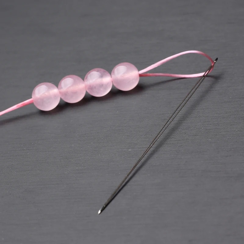 NOCICIU Jarum Manik-Manik Lentur DIY Gelang Steel 5 Size 10 PCS - MJ-100 Gambar produk NOCICIU Jarum Manik-Manik Lentur DIY Gelang Steel 5 Size 10 PCS - MJ-100