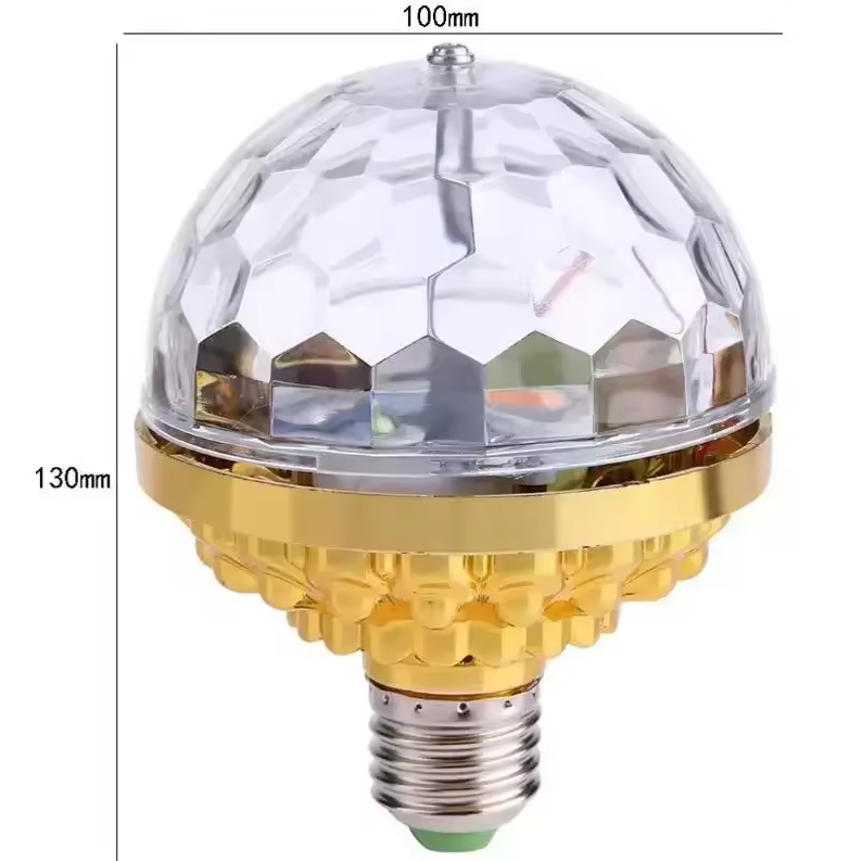 Gambar produk Heinast Lampu Disko RGB LED E27 Rotating Party Lamp Colorful Light 6W - H-21
