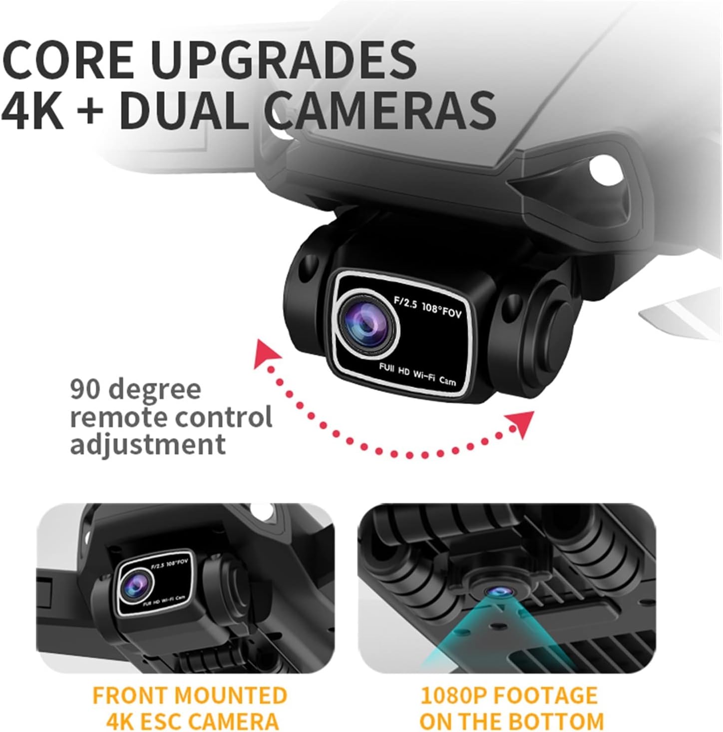 LYZRC Drone 4K HD ESC GPS 5G Transmission Obstacle Avoidance 2200mAh - L900 PRO Gambar produk LYZRC Drone 4K HD ESC GPS 5G Transmission Obstacle Avoidance 2200mAh - L900 PRO