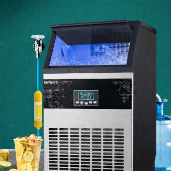 Taffware Mesin Es Batu Kotak Otomatis Ice Maker Machine 70kg 220W - HZB-60FAB