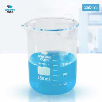 One Two Cups Gelas Ukur Lab Kimia Multifungsi Borosilicate Glass - GG-17