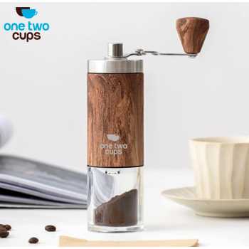One Two Cups Alat Penggiling Kopi Manual Coffee Grinder Ceramic Core - 5011