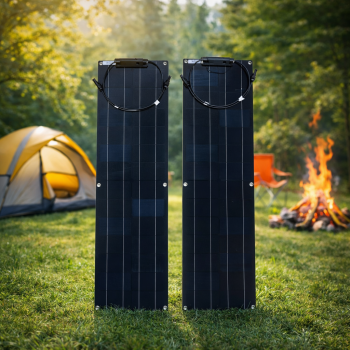 Sola Bright Solar Panel Monocrystalline Semi Flexible with Controller - SN40