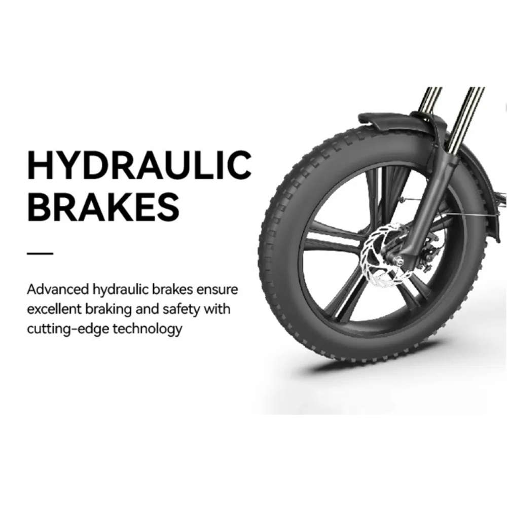 Gambar produk ClipClop Sepeda Listrik Fat Bike 20 Inch Brushless Motor 48V 15Ah 750W - L1