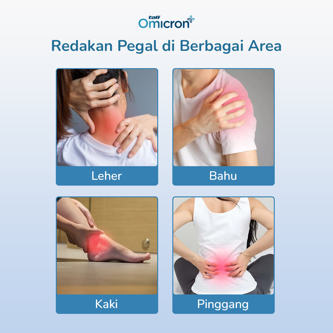 TaffOmicron Alat Pijat Leher Elektrik Terapi Bahu TENS Neck Massager - F6 Gambar produk TaffOmicron Alat Pijat Leher Elektrik Terapi Bahu TENS Neck Massager - F6