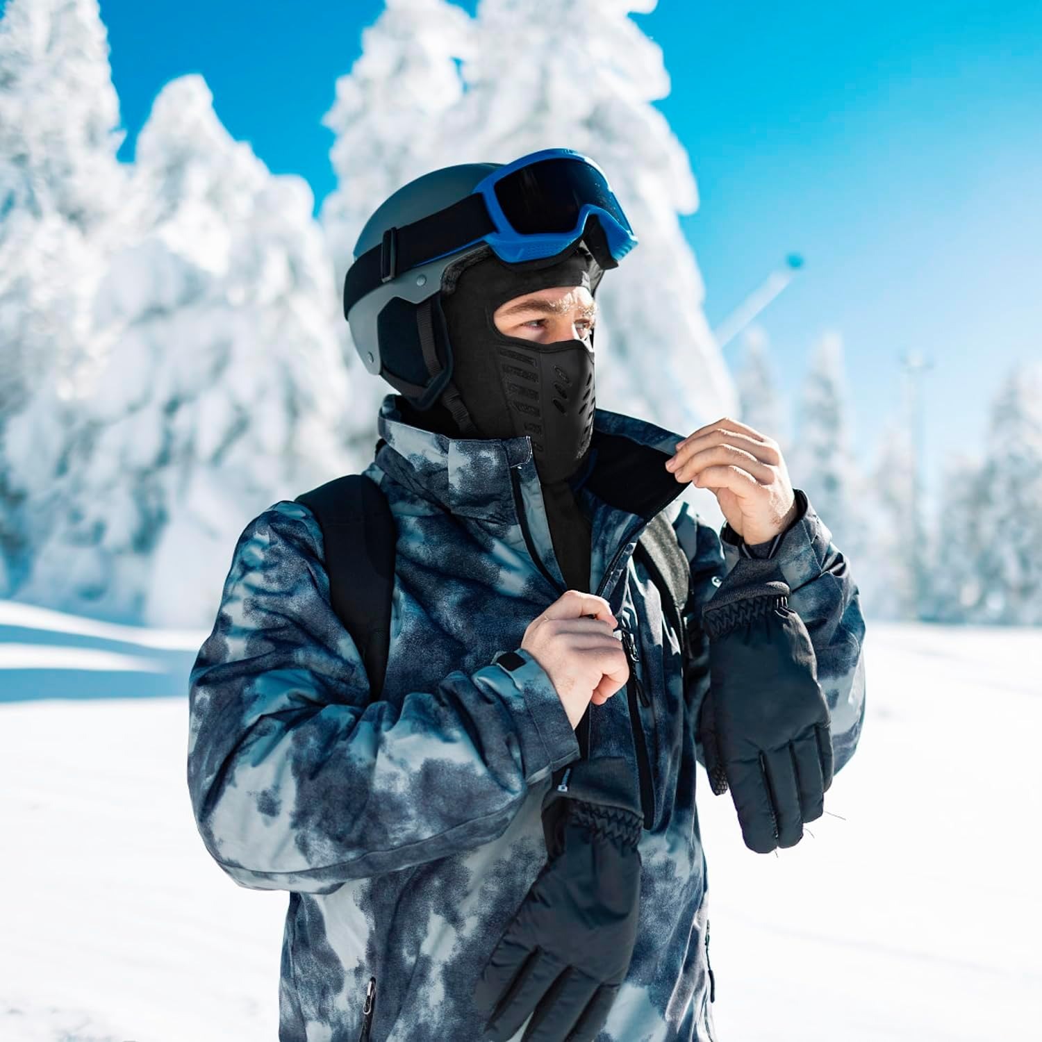 Gambar produk Balight Masker Motor Full Face dengan Filter - CISE