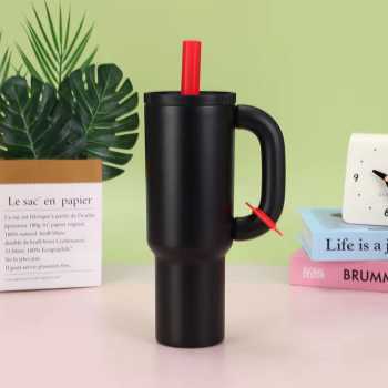 One Two Cups Botol Minum Tumbler Air Panas Dingin Handle Straw 1.2L - YS-1200