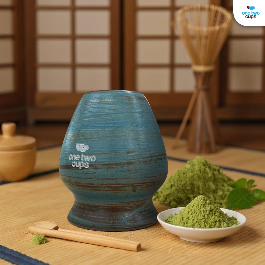 One Two Cups Whisk Stand Matcha Chasen Tate Dudukan Pengaduk - D-34 Gambar produk One Two Cups Whisk Stand Matcha Chasen Tate Dudukan Pengaduk - D-34