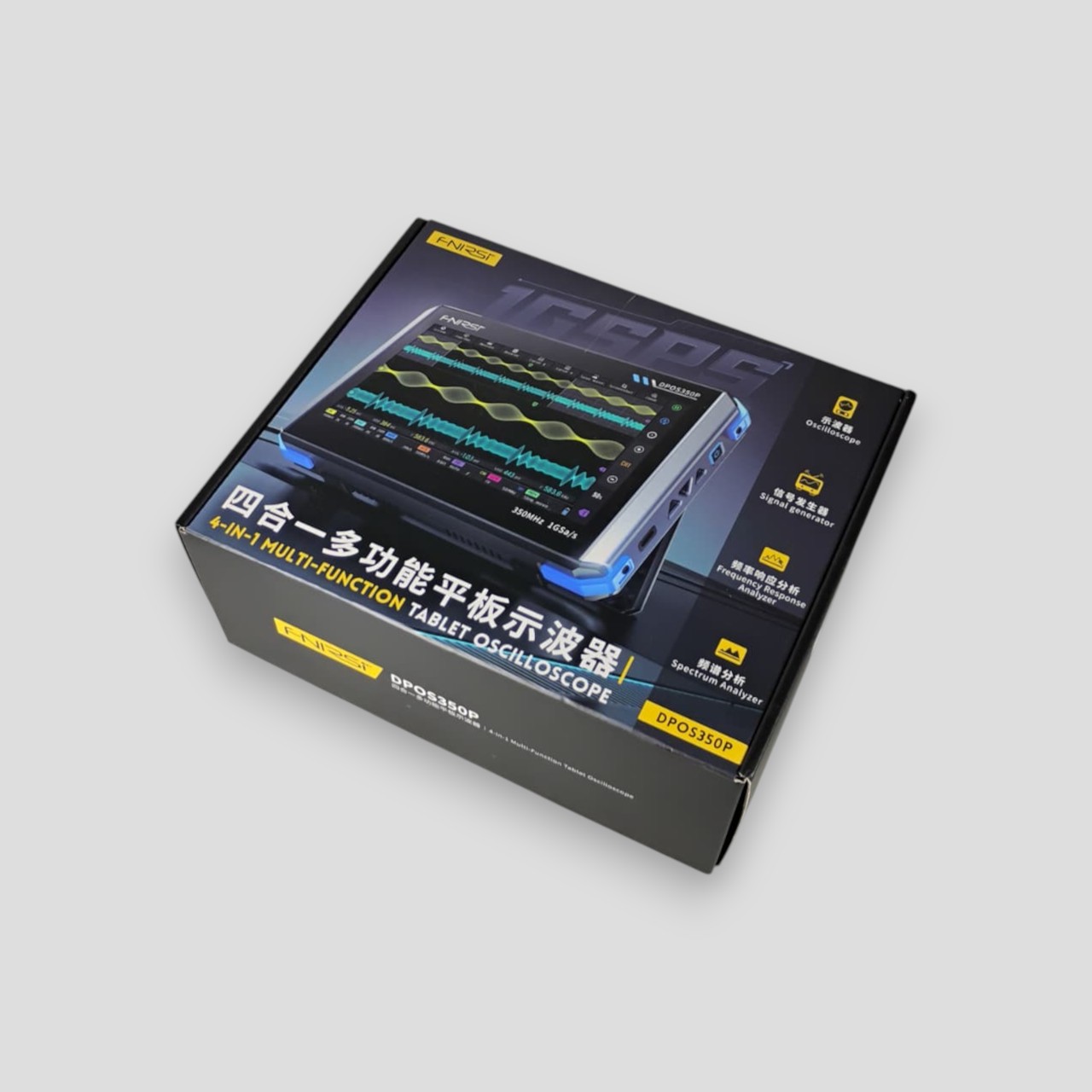 FNIRSI Digital Oscilloscope 4in1 Spectrum Frequency Signal Generator - DPOS350P Gambar produk FNIRSI Digital Oscilloscope 4in1 Spectrum Frequency Signal Generator - DPOS350P