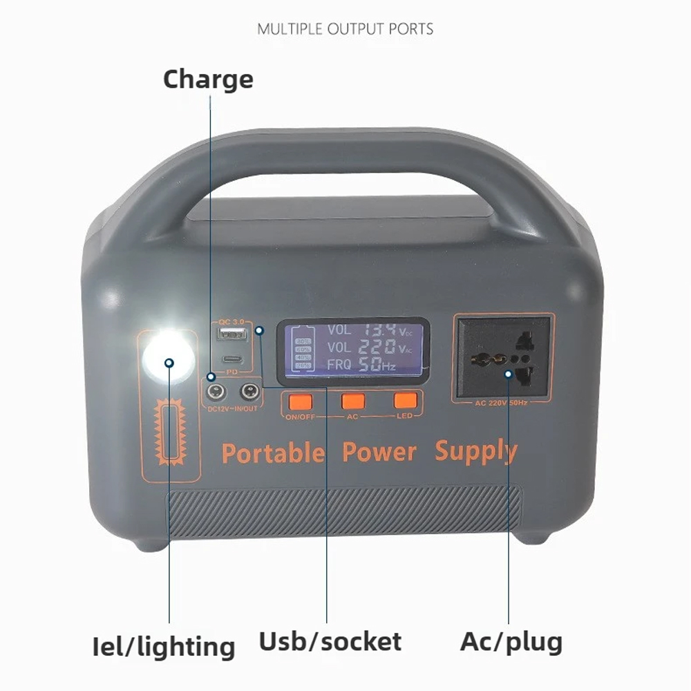 SUYIJIA Portable Power Supply Station Outdoor Generator 400W 60000mAh - M400-01 Gambar produk SUYIJIA Portable Power Supply Station Outdoor Generator 400W 60000mAh - M400-01