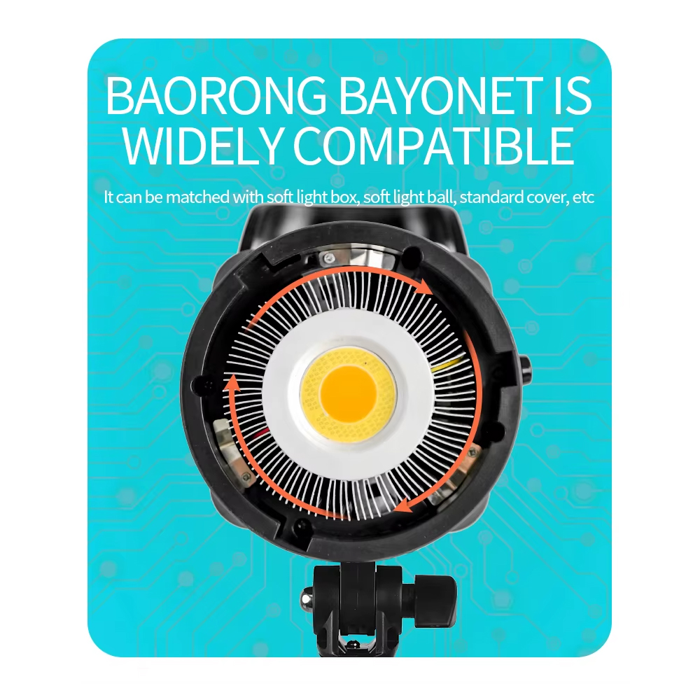 SHUNYI Lampu Studio LED Fill Light 3in1 Color Universal Mount 100W - KY-BK1201 Gambar produk SHUNYI Lampu Studio LED Fill Light 3in1 Color Universal Mount 100W - KY-BK1201