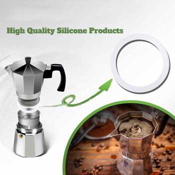 Jayce Karet Silikon Moka Pot Silicone Seal Ring Gasket 10 PCS - Z20-10