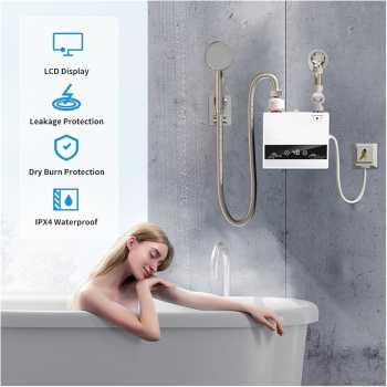 ATWFS Pemanas Air Listrik Instant Water Heater Display IPX4 220V 4200W - RYK-090