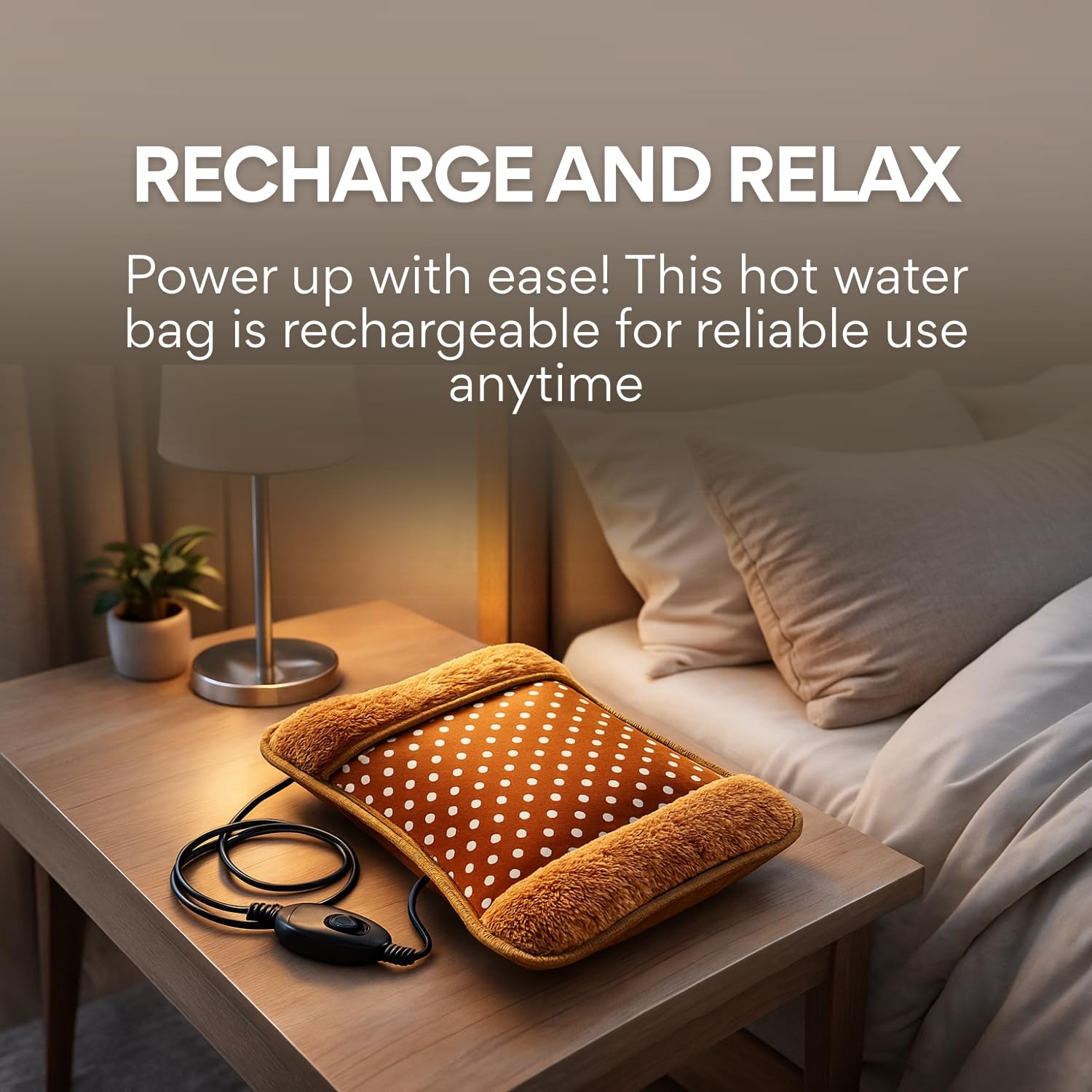 HEJ Bantal Penghangat Perut Haid Elektrik Kompres Hot Water Bag - HJ-2050 Gambar produk HEJ Bantal Penghangat Perut Haid Elektrik Kompres Hot Water Bag - HJ-2050