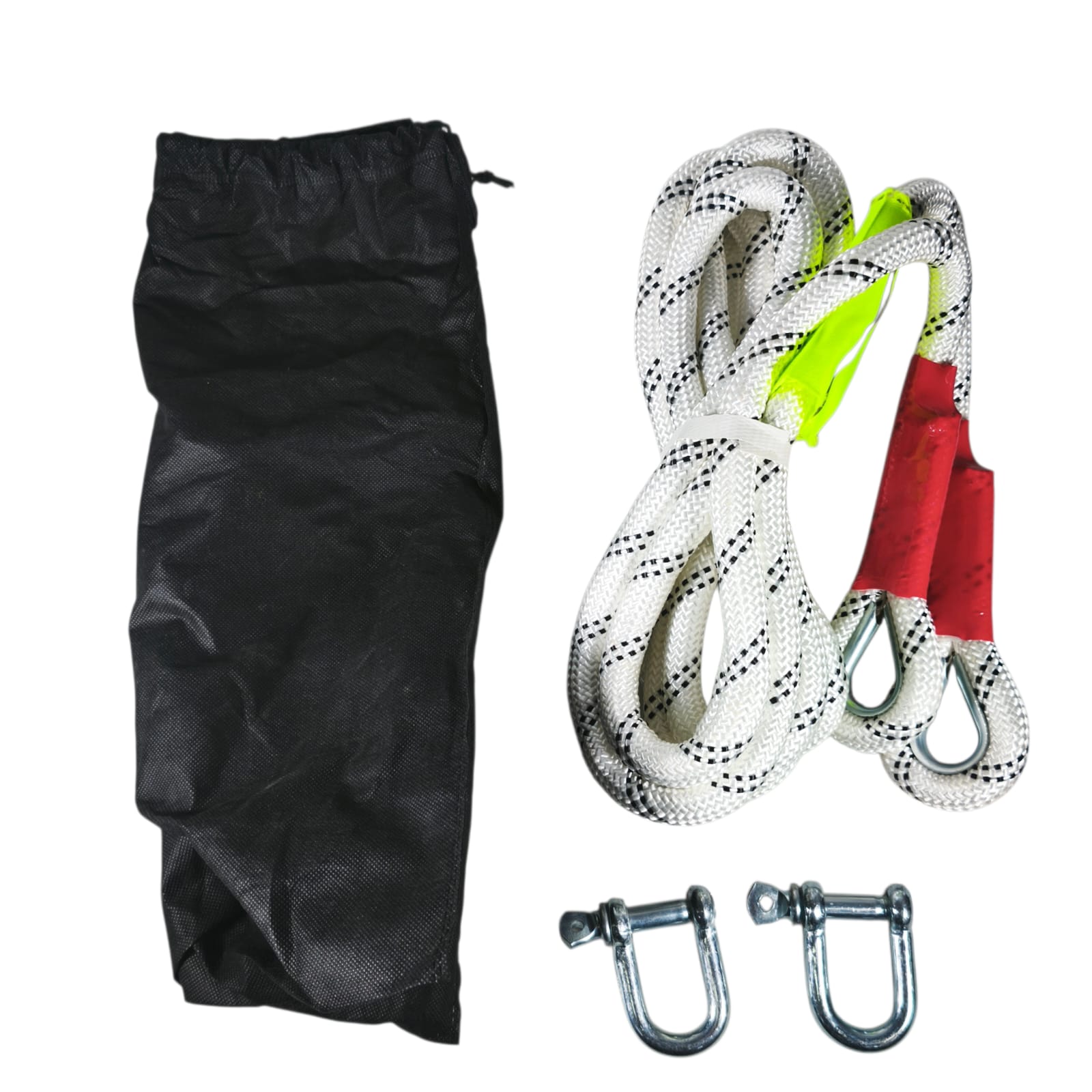 IFANYUO Tali Derek Car Tow Rope Strap Rescue 5 Ton Polyester 18mm 5M - LJY024 Gambar produk IFANYUO Tali Derek Car Tow Rope Strap Rescue 5 Ton Polyester 18mm 5M - LJY024