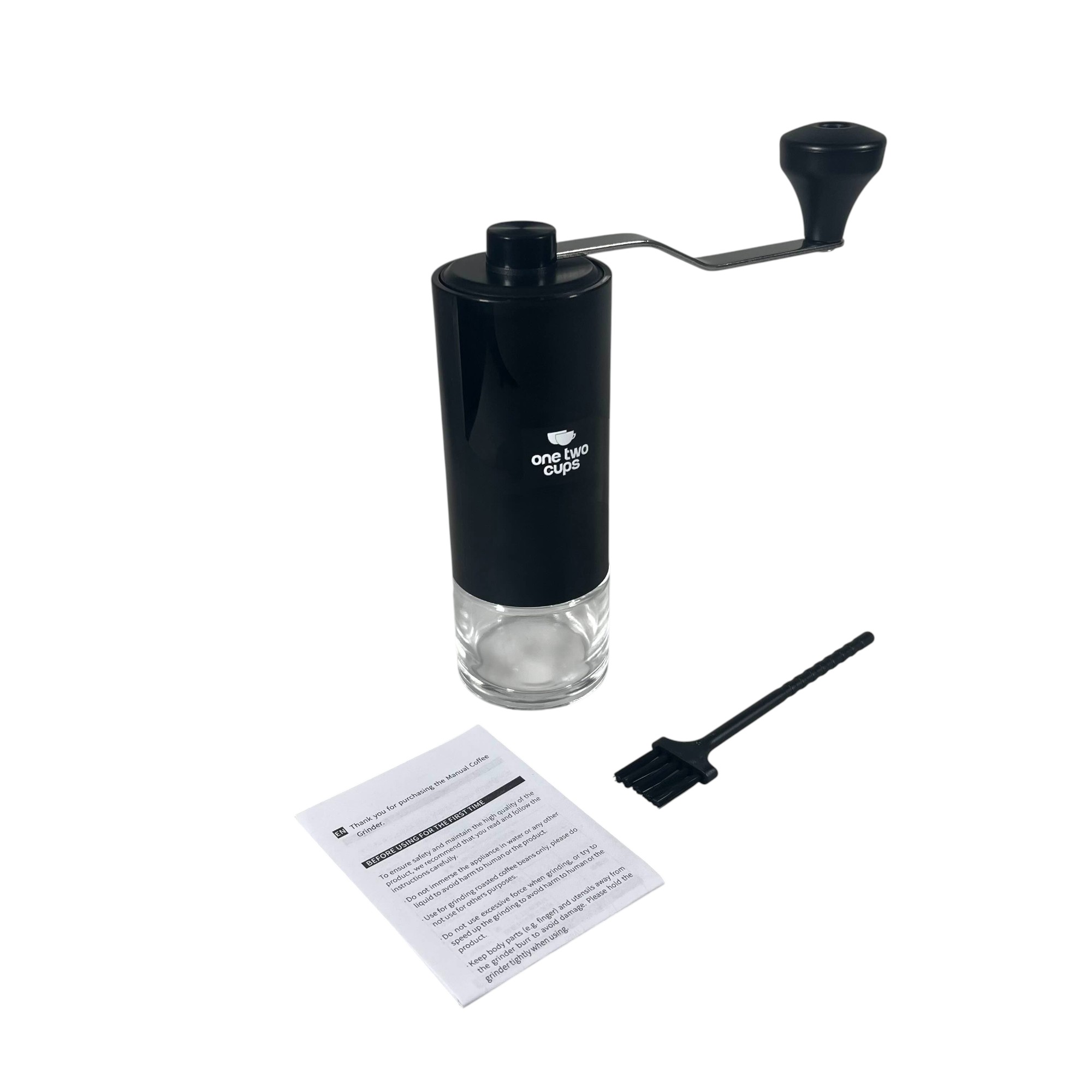 One Two Cups Alat Penggiling Kopi Manual Coffee Grinder Adjustable - KMDJ-JC Gambar produk One Two Cups Alat Penggiling Kopi Manual Coffee Grinder Adjustable - KMDJ-JC