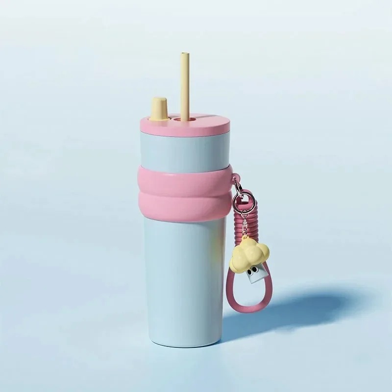 One Two Cups Botol Minum Tumbler Air Panas Dingin Straw 710ml - YS-9000 Gambar produk One Two Cups Botol Minum Tumbler Air Panas Dingin Straw 710ml - YS-9000