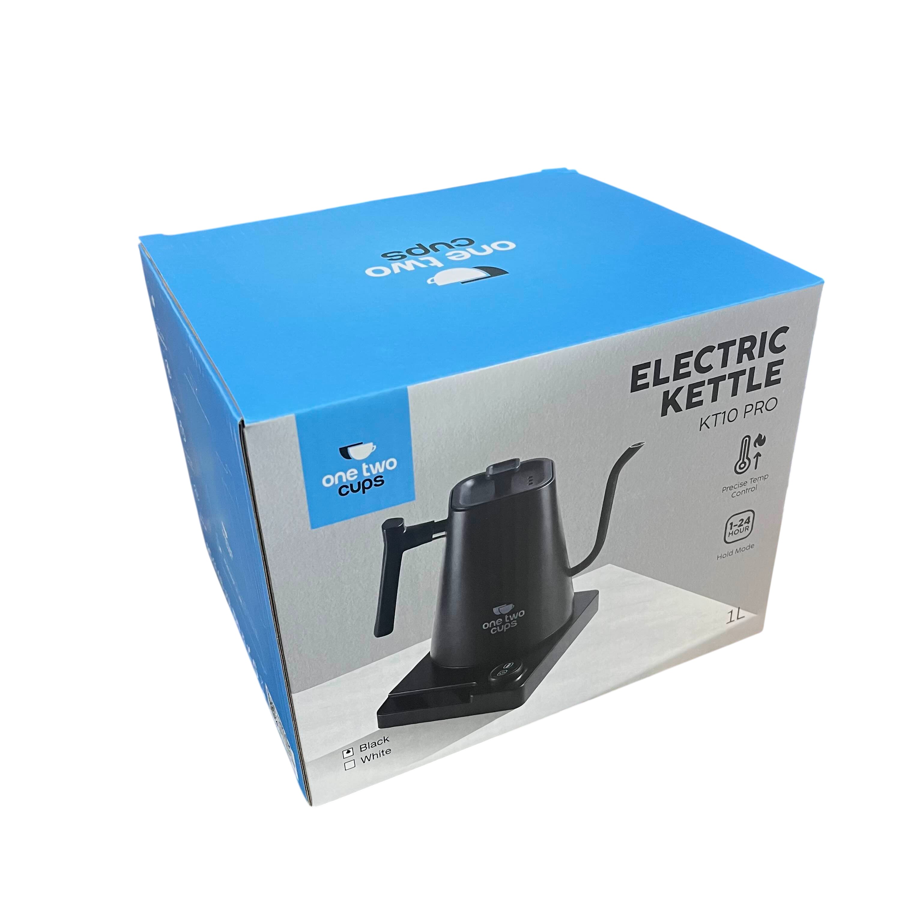 One Two Cups Teko Listrik Kopi Pemanas Air Leher Angsa 1200W 1L - KT10 PRO Gambar produk One Two Cups Teko Listrik Kopi Pemanas Air Leher Angsa 1200W 1L - KT10 PRO