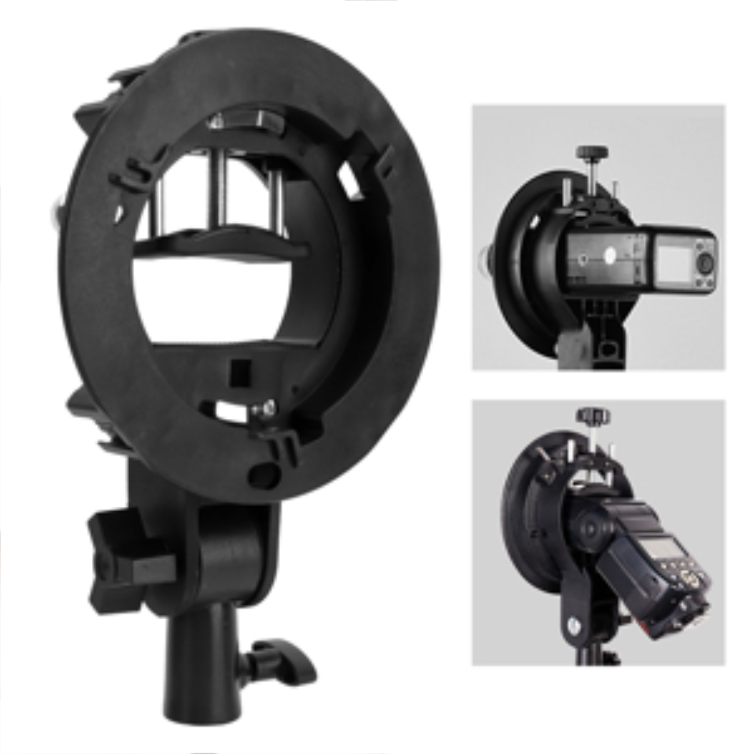 Gambar produk HOWN Bracket Flash Holder Speedlite S-Type Bowens for Godox AD360 Short Handle - B40