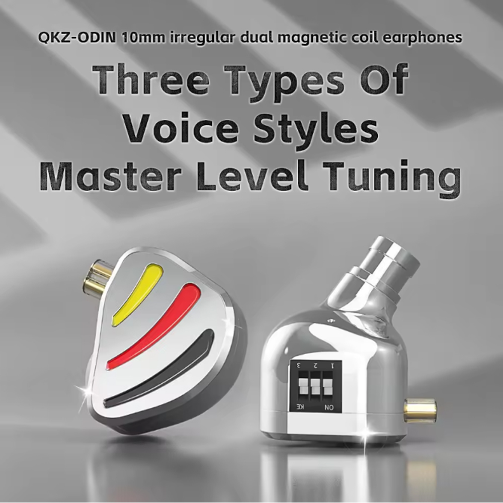 QKZ Earphone In-Ear Wired 3.5mm Detachable HiFi 3 Gear Tuning with Mic - Odin Gambar produk QKZ Earphone In-Ear Wired 3.5mm Detachable HiFi 3 Gear Tuning with Mic - Odin