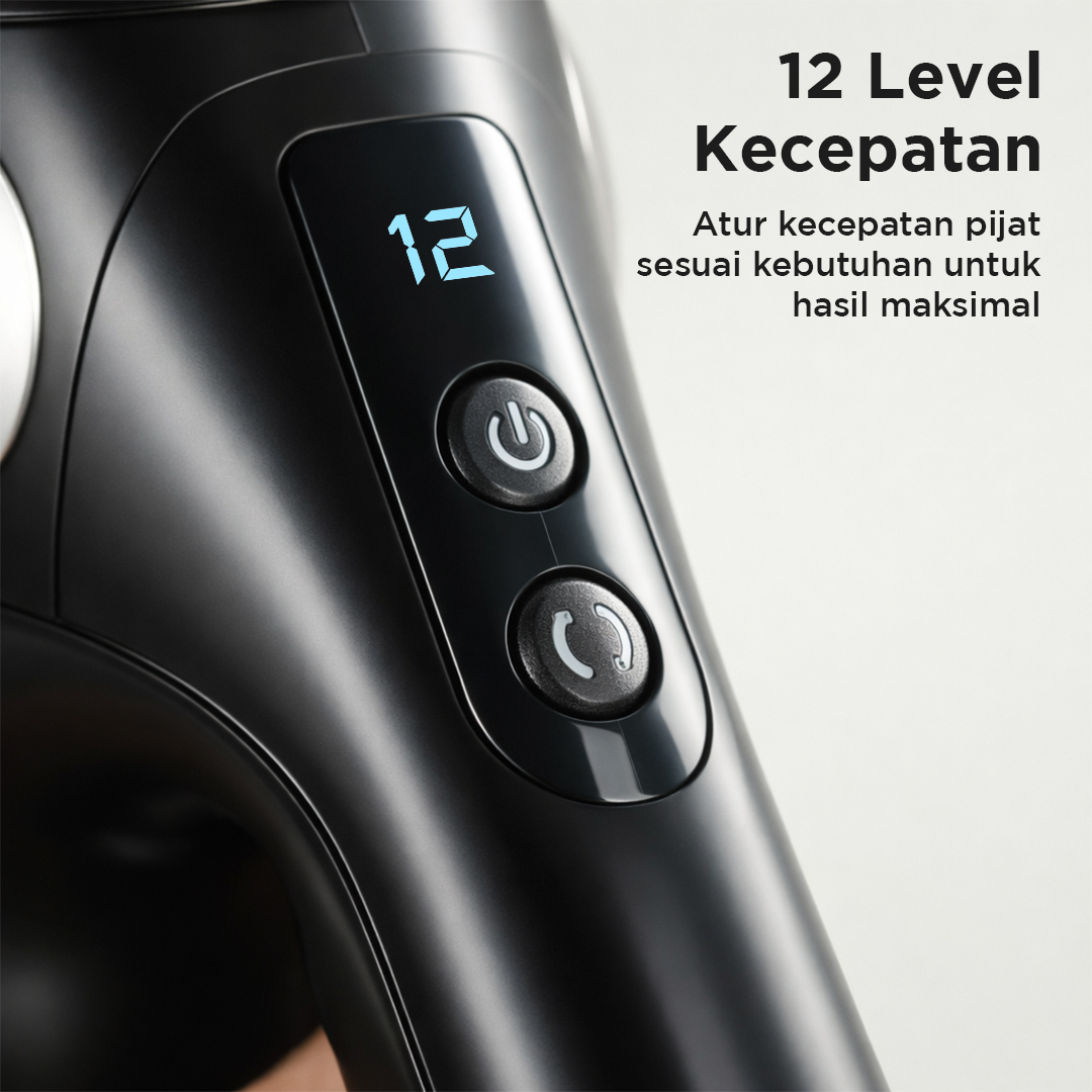 MUKASI Alat Pijat Elektrik Pundak Punggung Tangan Fascial Gun 2000 mAh - KH-750 Gambar produk MUKASI Alat Pijat Elektrik Pundak Punggung Tangan Fascial Gun 2000 mAh - KH-750