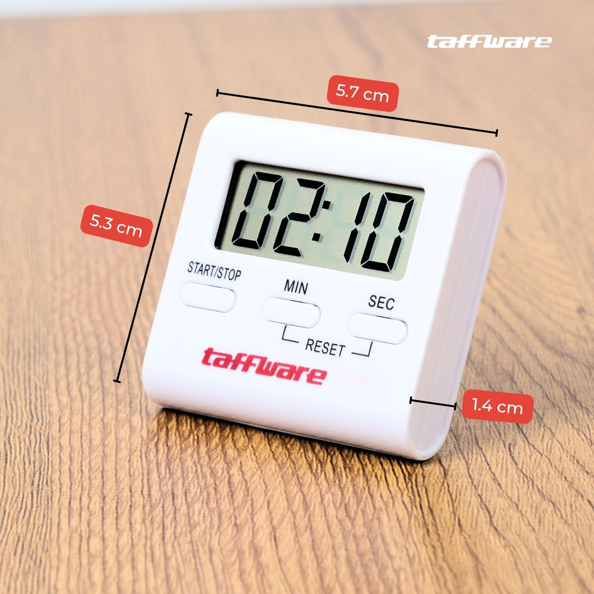 Taffware Timer Masak Dapur Countdown Digital Alarm Clock - T10 Gambar produk Taffware Timer Masak Dapur Countdown Digital Alarm Clock - T10