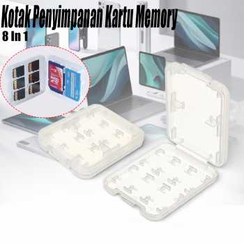 SDJZT Kotak Penyimpanan Kartu Memory SD MS TF SDHC MicroSD 8in1 Case - SD233