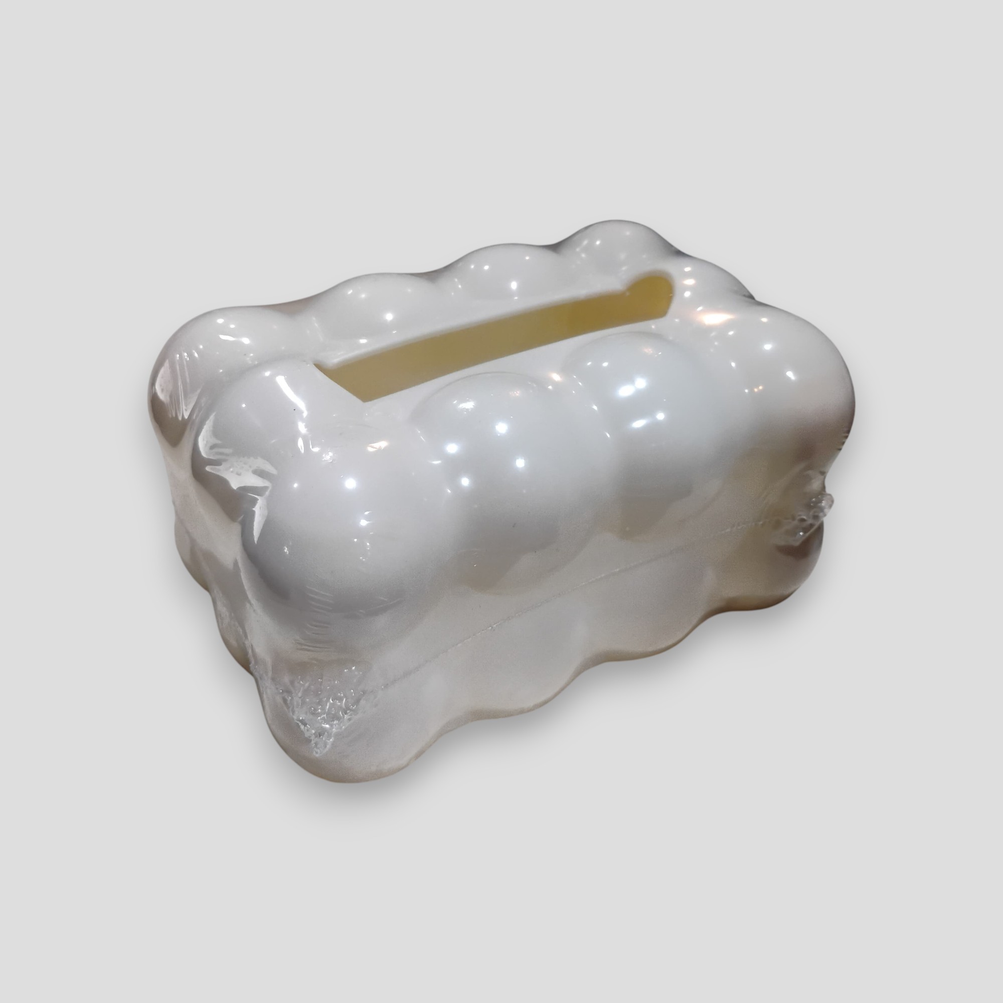 YIBEI Kotak Tisu Model Awan Storage Tissue Box 19cm - ZJ85 Gambar produk YIBEI Kotak Tisu Model Awan Storage Tissue Box 19cm - ZJ85