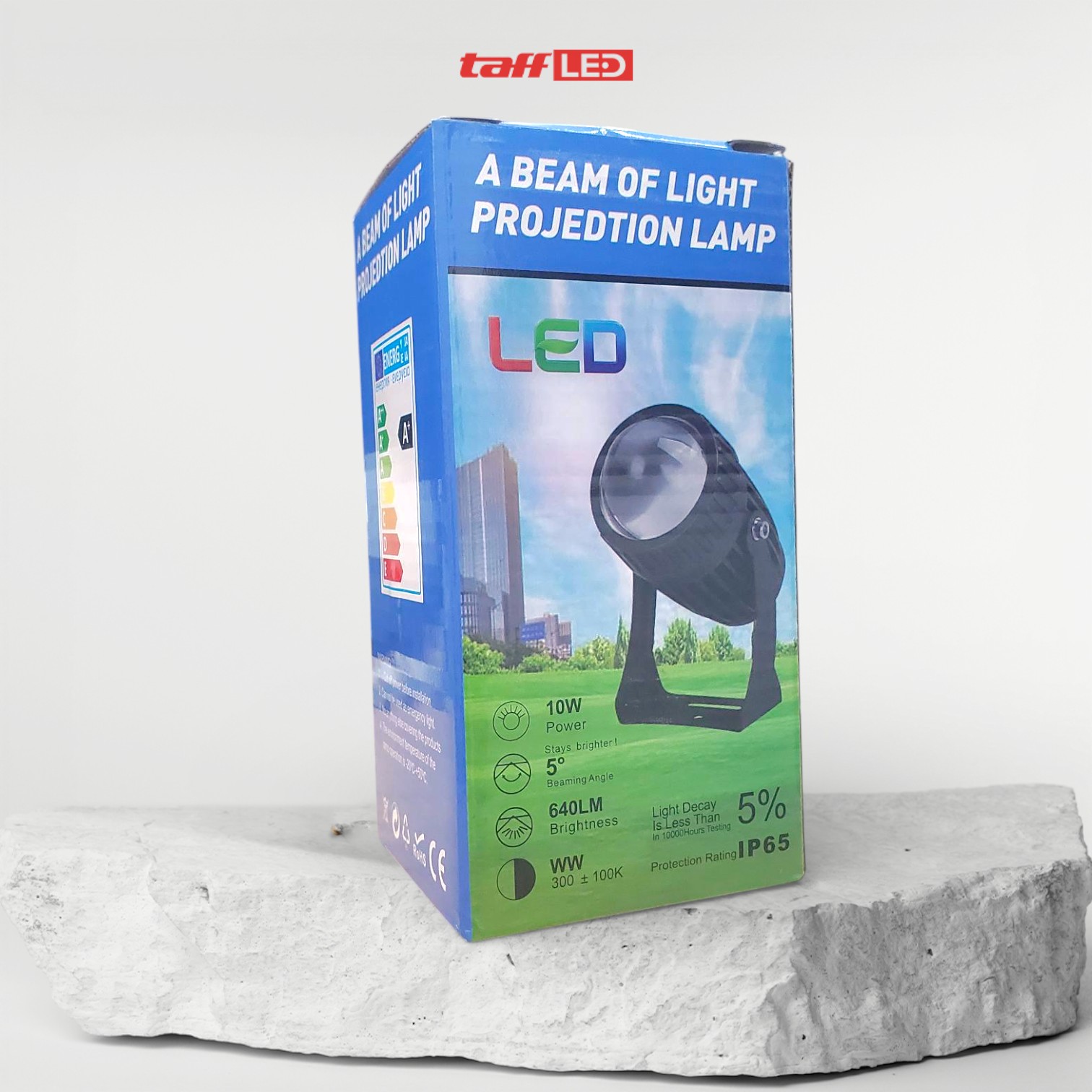 TaffLED Lampu Sorot LED Outdoor Spotlight Beam Waterproof Warm White 10W - YY3 Gambar produk TaffLED Lampu Sorot LED Outdoor Spotlight Beam Waterproof Warm White 10W - YY3