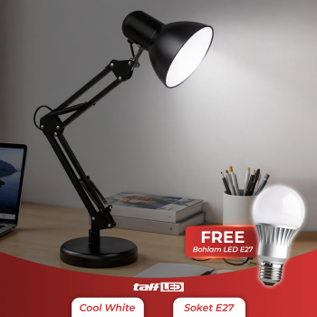 YODIF Lampu Meja Belajar LED Bracket Adjustable E27 - AT-1002