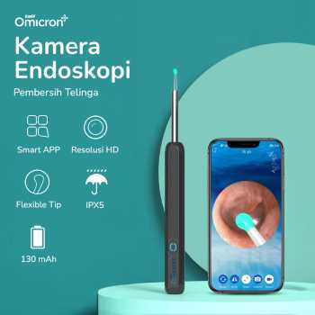 TaffOmicron Kamera Endoskopi Pembersih Telinga Endoscope Wireless - NE3