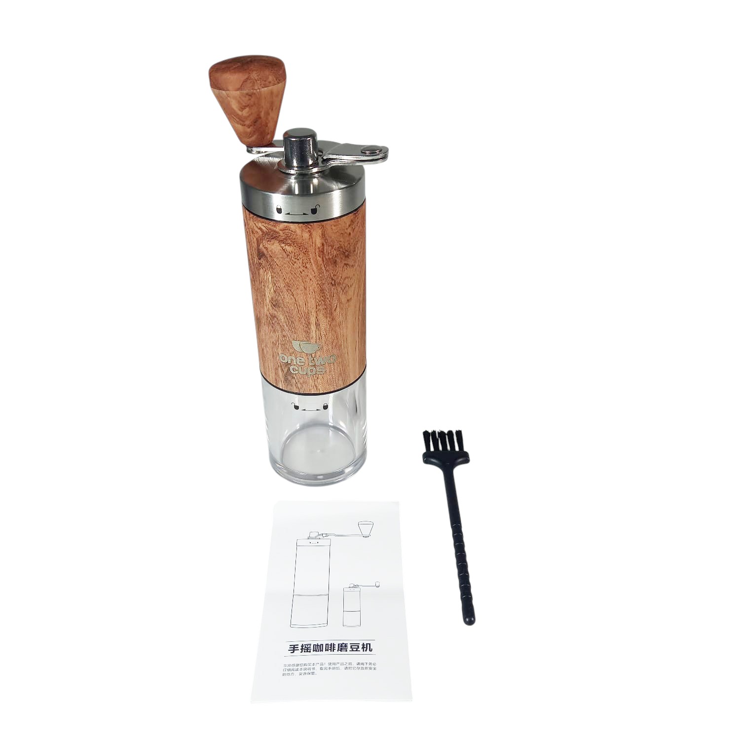 Gambar produk One Two Cups Alat Penggiling Kopi Manual Coffee Grinder Ceramic Core - 5011