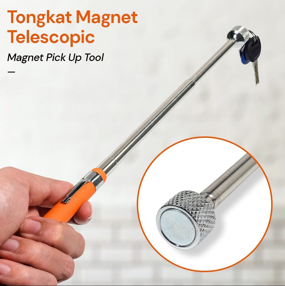Vastar Tongkat Magnet Telescopic Magnetic Pick Up Tool 10LB - GJ04 Gambar produk Vastar Tongkat Magnet Telescopic Magnetic Pick Up Tool 10LB - GJ04