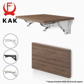 KAK Bracket Engsel Siku Folding Stainless Steel 2 PCS - KAK-6113