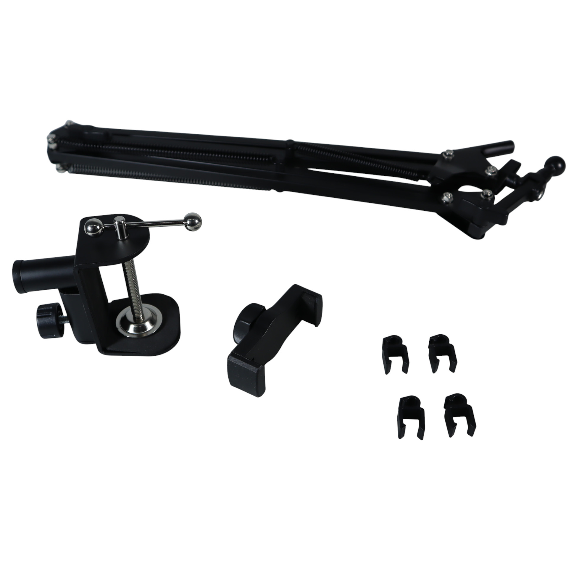 MAMEN Lazypod Holder HP Stand 360 Rotation Adjustable Desk Clamp - MM3 Gambar produk MAMEN Lazypod Holder HP Stand 360 Rotation Adjustable Desk Clamp - MM3