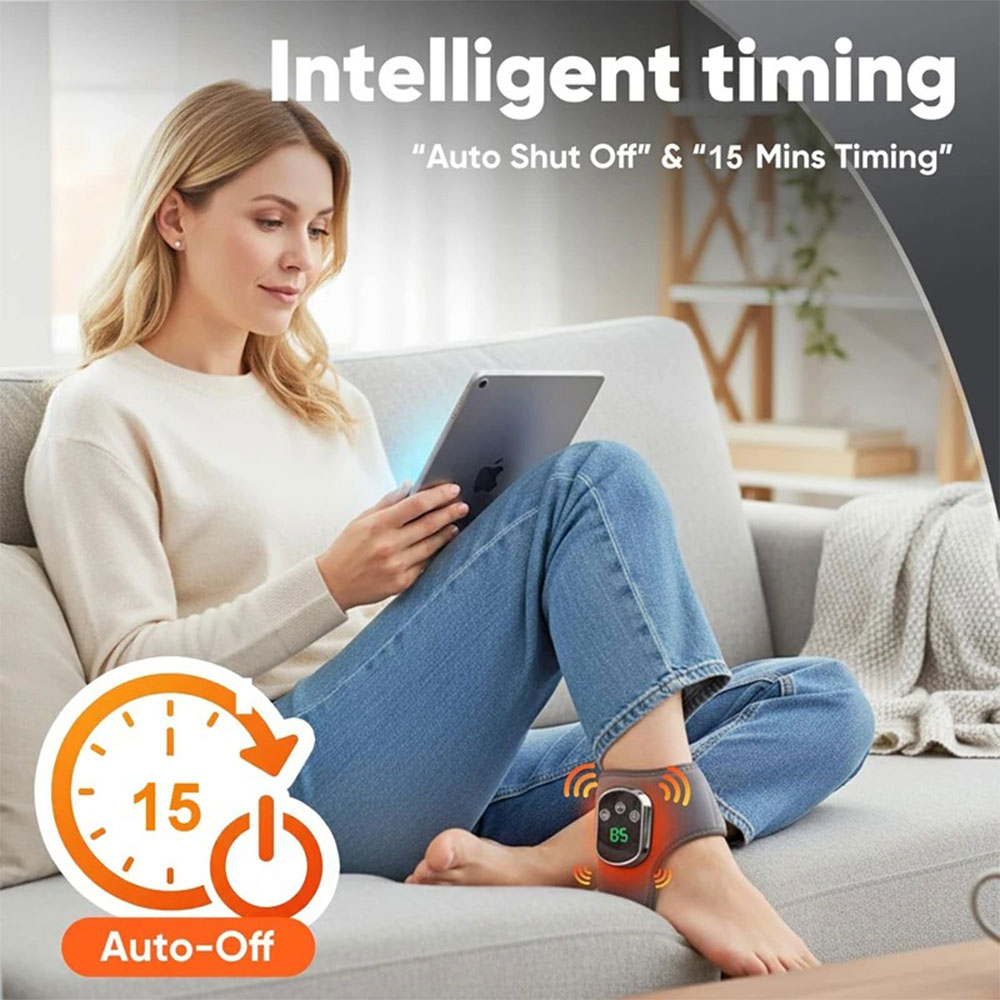 Emsense Alat Pijat Terapi Ankle Heating Massager 4 Speed 8 Mode - HE02 Gambar produk Emsense Alat Pijat Terapi Ankle Heating Massager 4 Speed 8 Mode - HE02