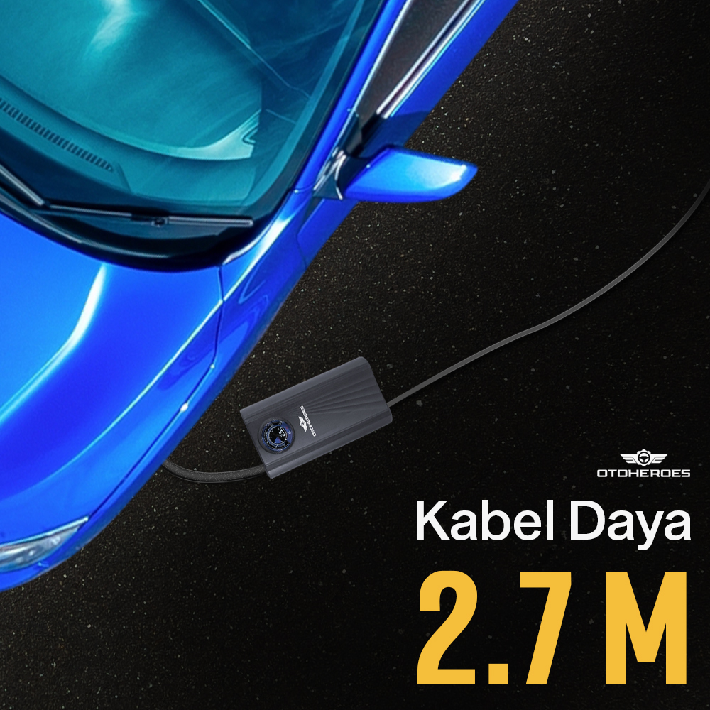 OTOHEROES Pompa Ban Elektrik Portable Air Compressor DC 12V 150 PSI - SCK619-1 Gambar produk OTOHEROES Pompa Ban Elektrik Portable Air Compressor DC 12V 150 PSI - SCK619-1