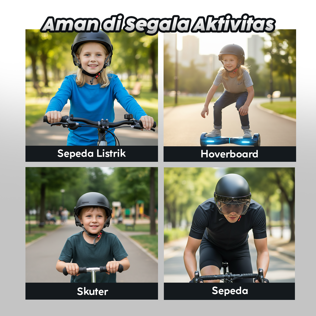 Lamgool Helm Sepeda Skuter Retro Motorcycle Helmet with Visor - U10 Gambar produk Lamgool Helm Sepeda Skuter Retro Motorcycle Helmet with Visor - U10