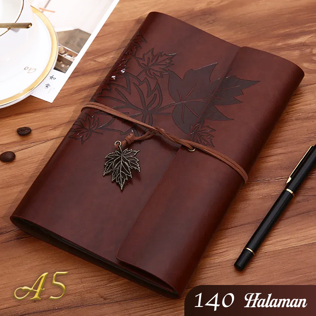 Gambar produk Toddi AIMEE Buku Catatan Binder Notebook Cover Kulit Vintage Maple A5 - ZB-16
