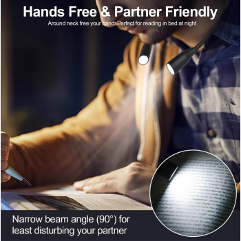 GLOWAR Lampu Baca Leher LED Reading Study Neck Lamp 60 Lumens - GL-10