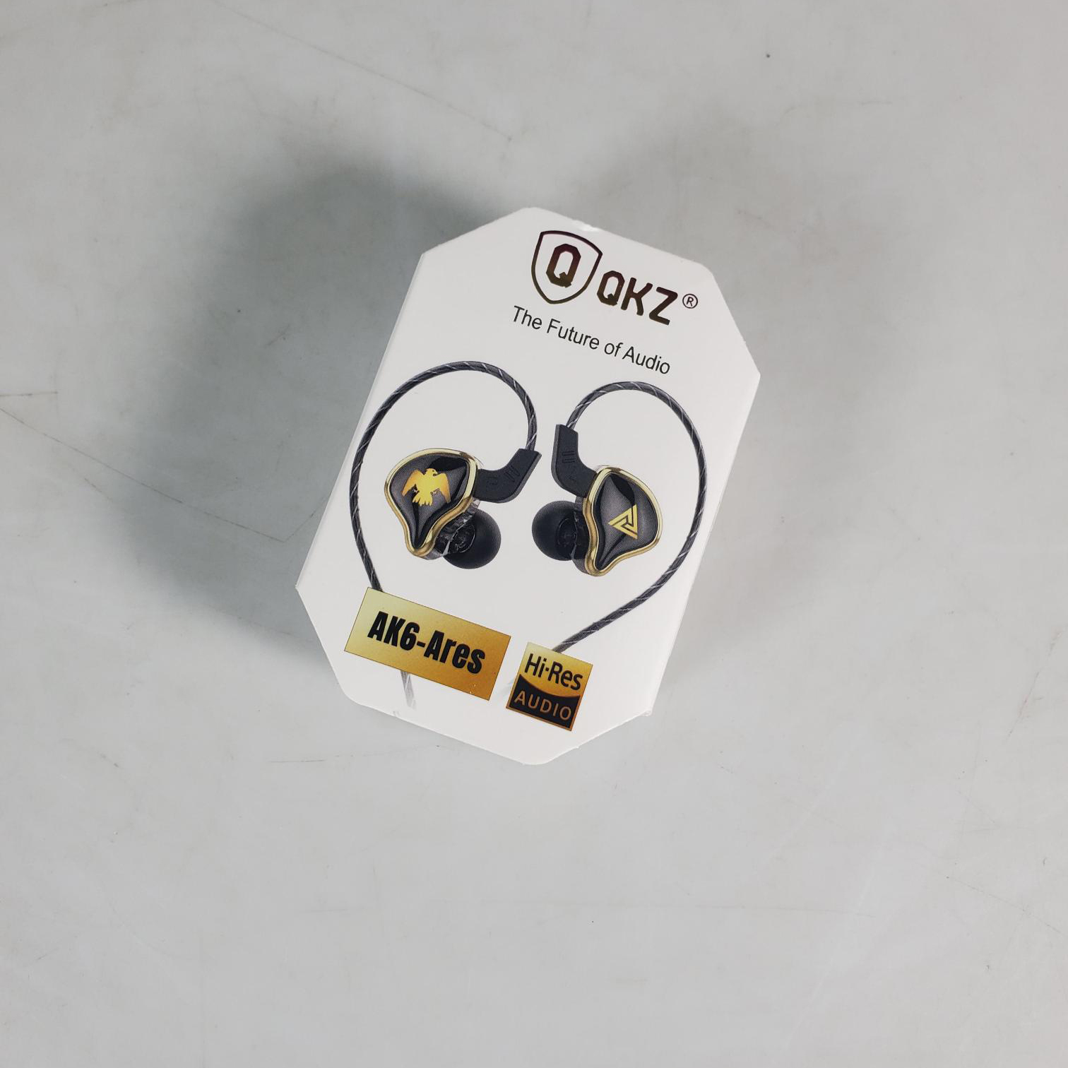 QKZ Earphone In-Ear Wired Detachable HiFi Noise Cancelling with Mic - AK6 Ares Gambar produk QKZ Earphone In-Ear Wired Detachable HiFi Noise Cancelling with Mic - AK6 Ares