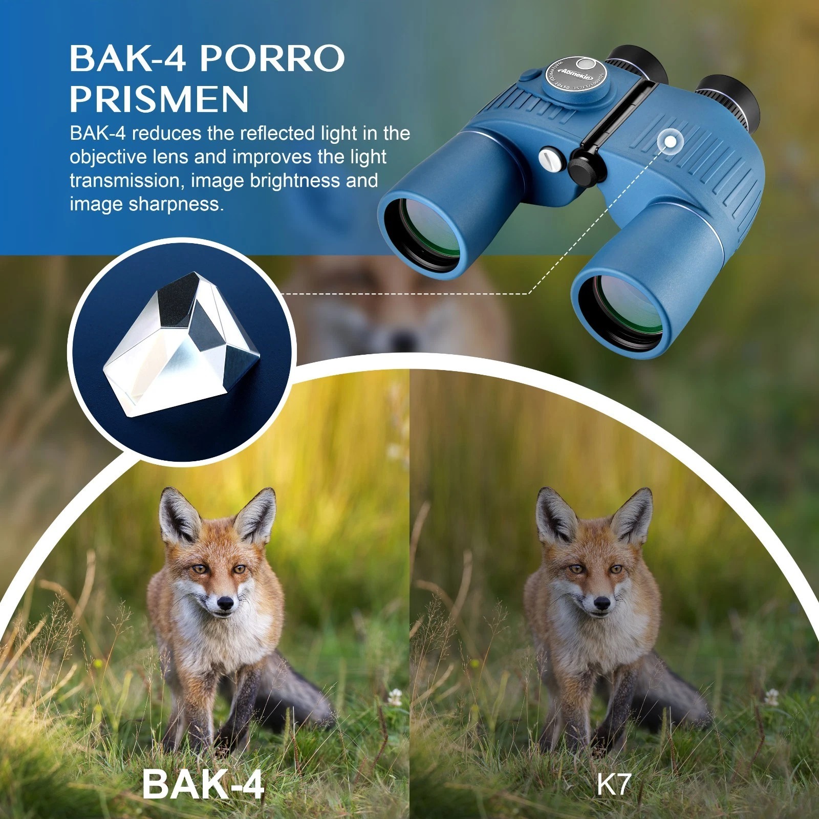 Eyebre Teropong Binocular Outdoor Waterproof Floating Compass 7x50 - B696 Gambar produk Eyebre Teropong Binocular Outdoor Waterproof Floating Compass 7x50 - B696